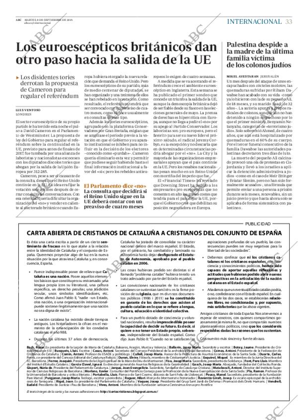 ABC MADRID 08-09-2015 página 33