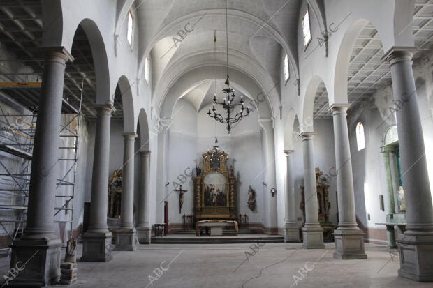 Obras en la iglesia de la Magdalena. Foto Ana Pérez Herrera. Archdc