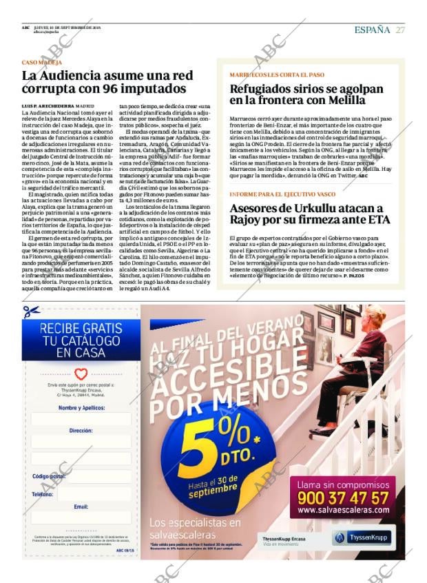 ABC MADRID 10-09-2015 página 27