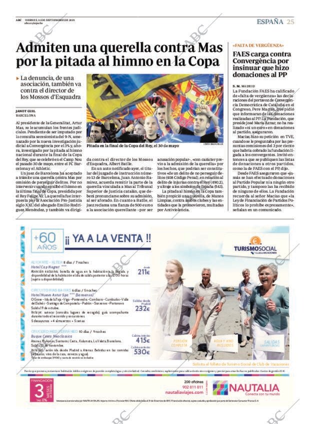ABC MADRID 11-09-2015 página 25