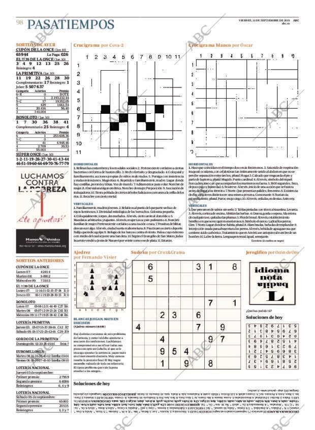 ABC MADRID 11-09-2015 página 98