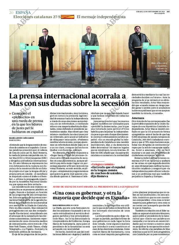ABC MADRID 12-09-2015 página 20