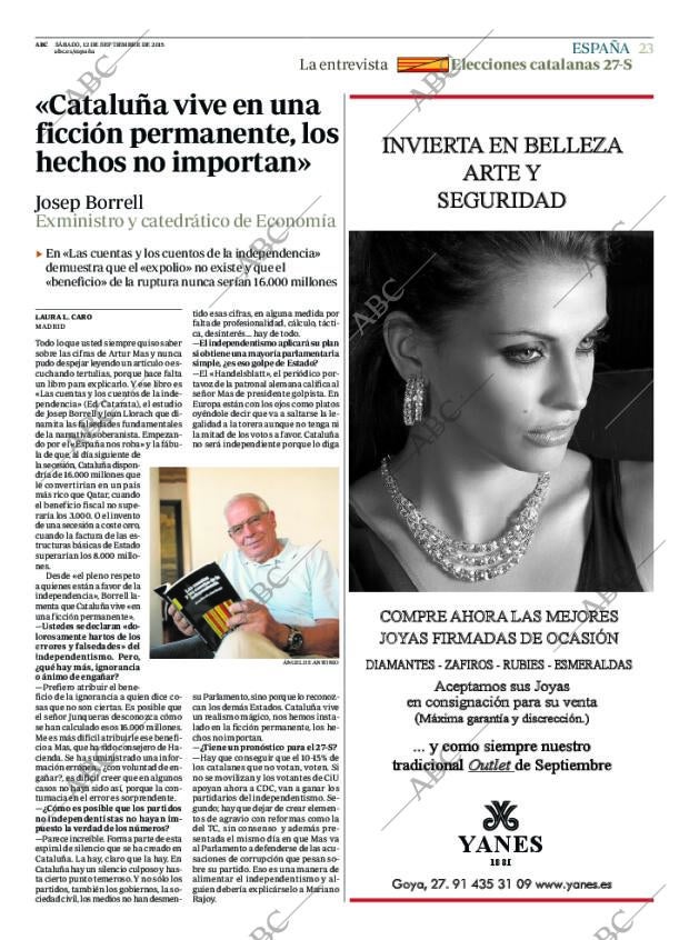 ABC MADRID 12-09-2015 página 23