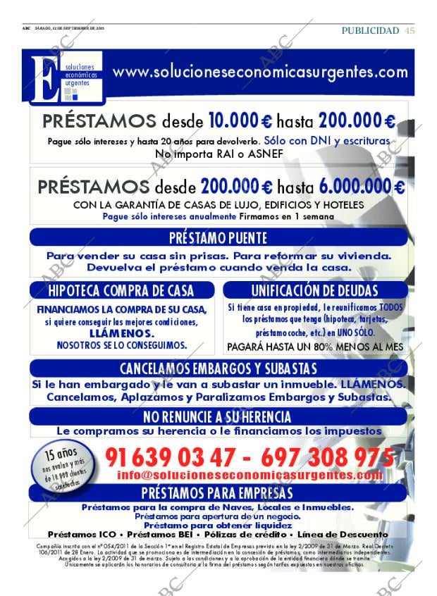 ABC MADRID 12-09-2015 página 45