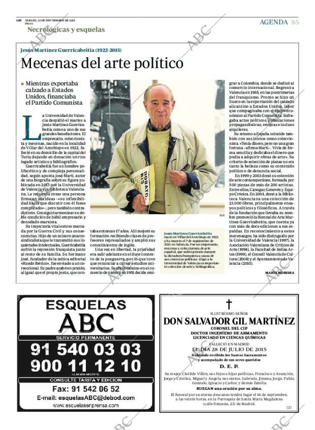 ABC MADRID 12-09-2015 página 85