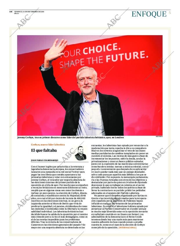 ABC MADRID 13-09-2015 página 5