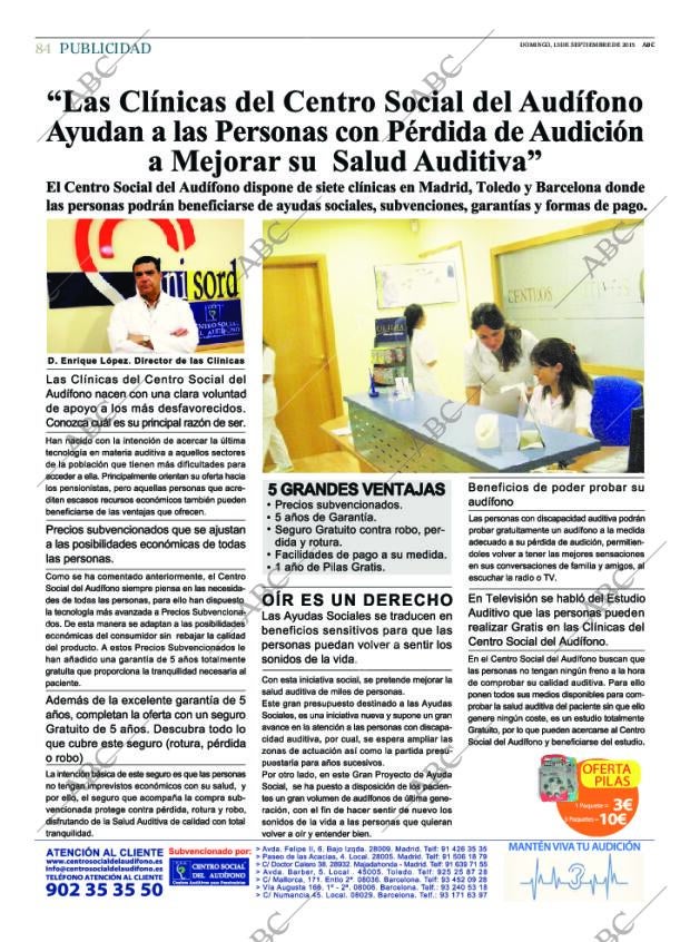 ABC MADRID 13-09-2015 página 84