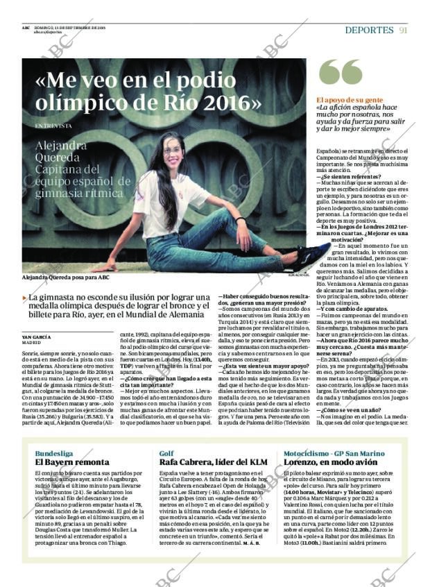 ABC MADRID 13-09-2015 página 91