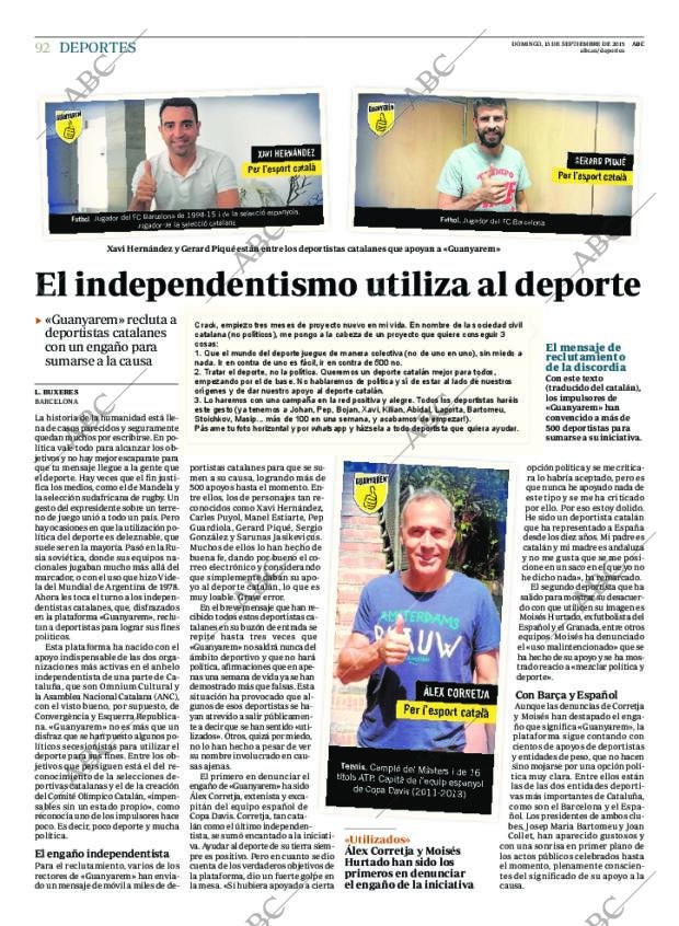 ABC MADRID 13-09-2015 página 92