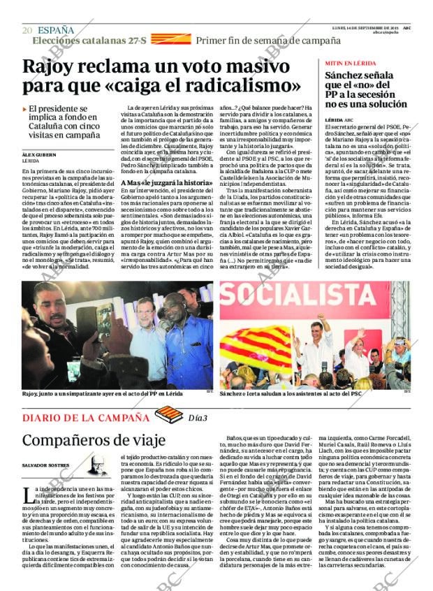 ABC MADRID 14-09-2015 página 20
