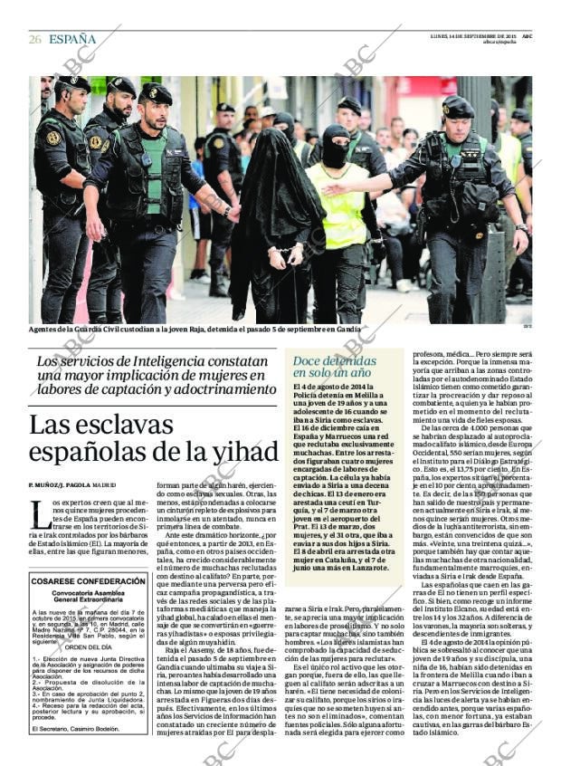 ABC MADRID 14-09-2015 página 26