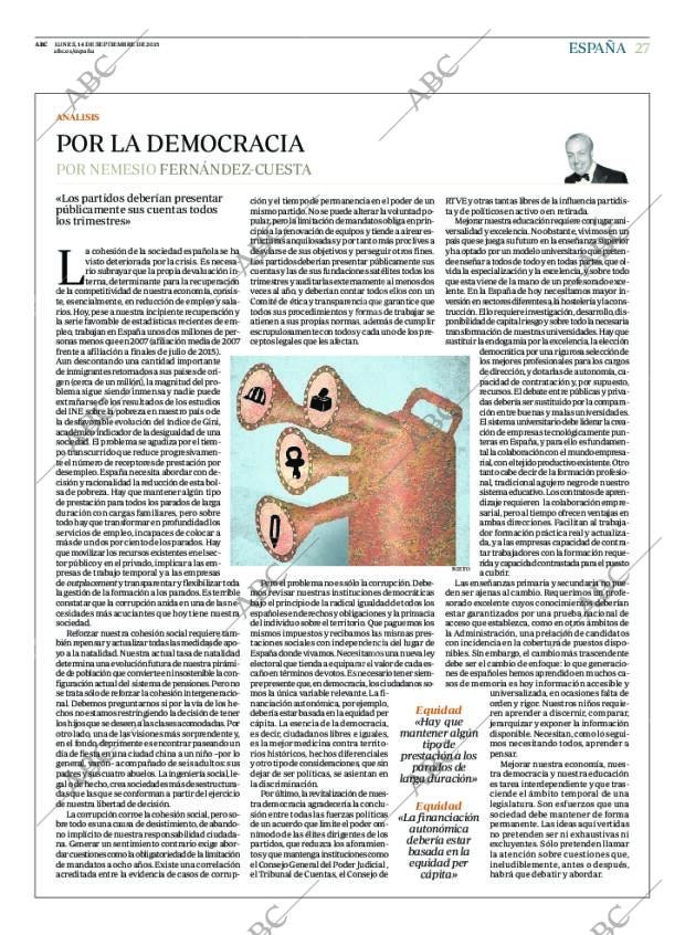 ABC MADRID 14-09-2015 página 27