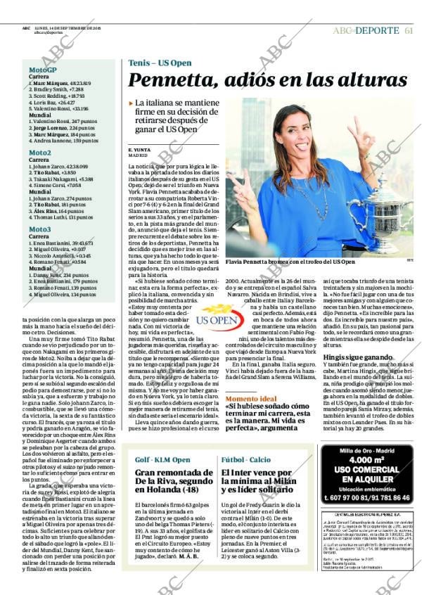 ABC MADRID 14-09-2015 página 61