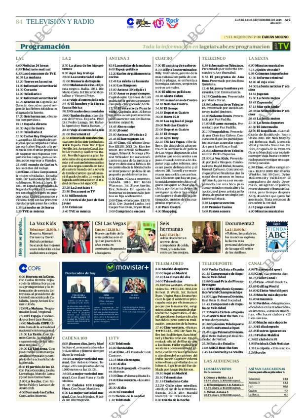 ABC MADRID 14-09-2015 página 84