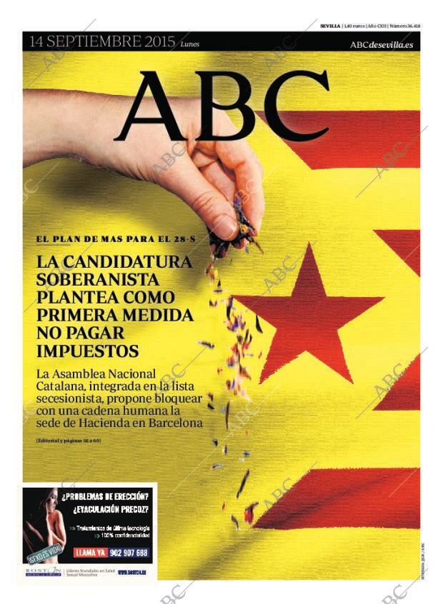 ABC SEVILLA 14-09-2015 página 1