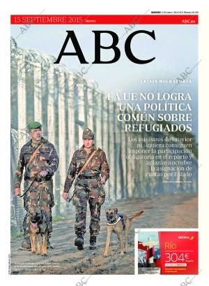 ABC MADRID 15-09-2015 página 1