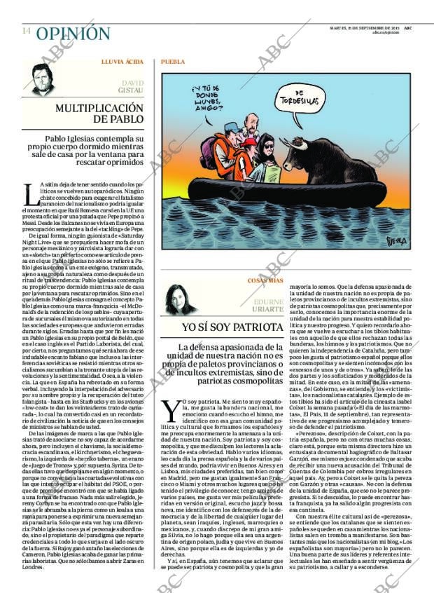 ABC MADRID 15-09-2015 página 14