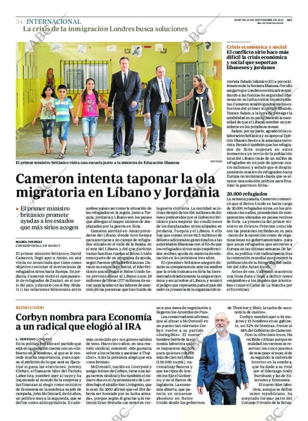 ABC MADRID 15-09-2015 página 34