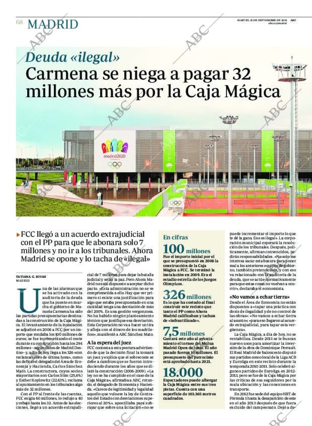 ABC MADRID 15-09-2015 página 68