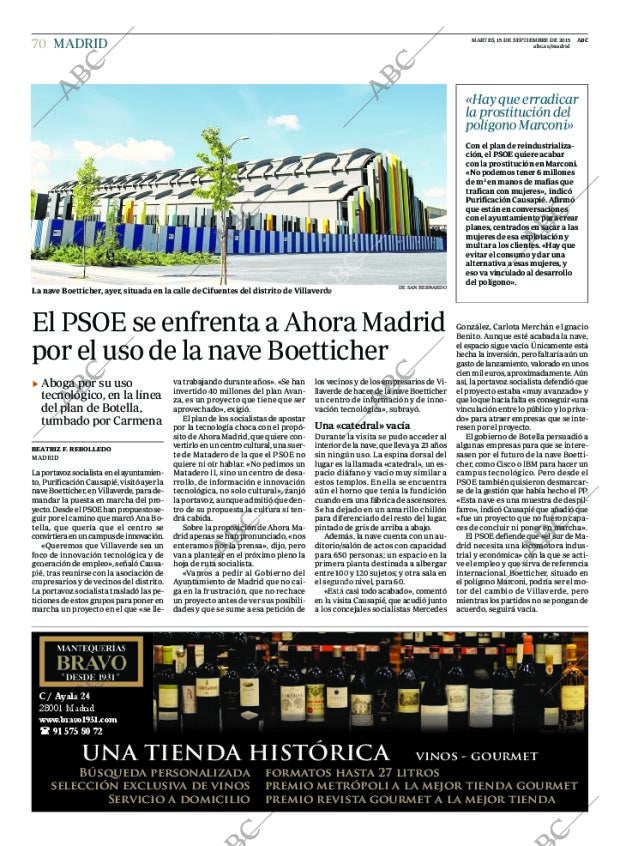 ABC MADRID 15-09-2015 página 70
