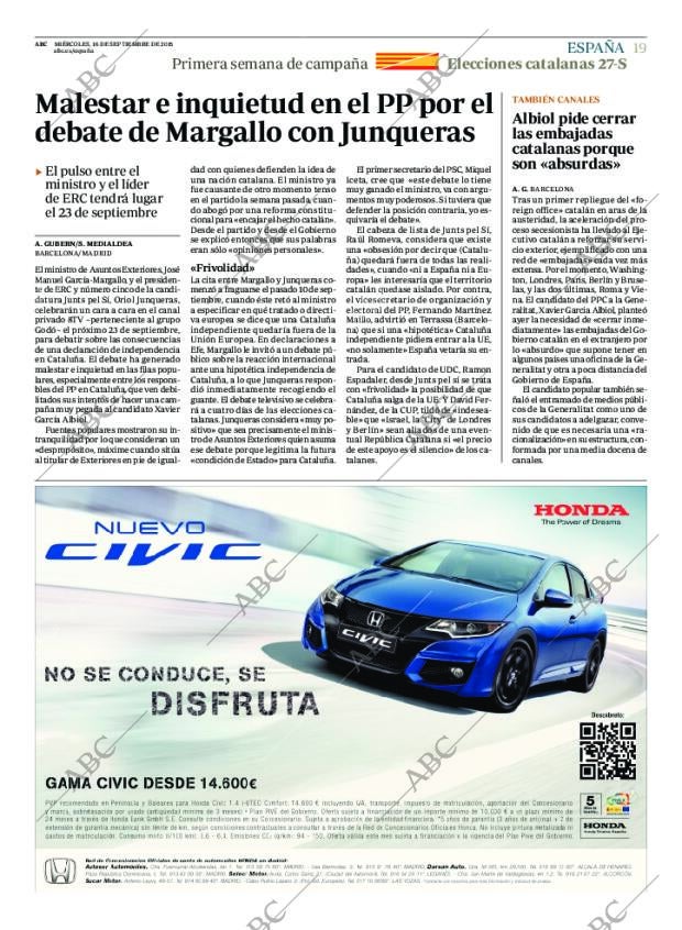 ABC MADRID 16-09-2015 página 19