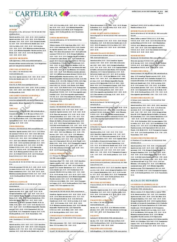 ABC MADRID 16-09-2015 página 64