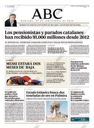 ABC MADRID 27-09-2015 página 2