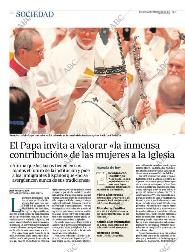 ABC MADRID 27-09-2015 página 64