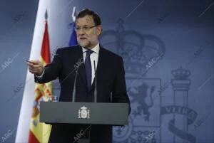 Comparecencia de Mariano Rajoy después de las elecciones catalanas