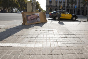 Carteles electorales tras las elecciones autonómicas de Cataluña