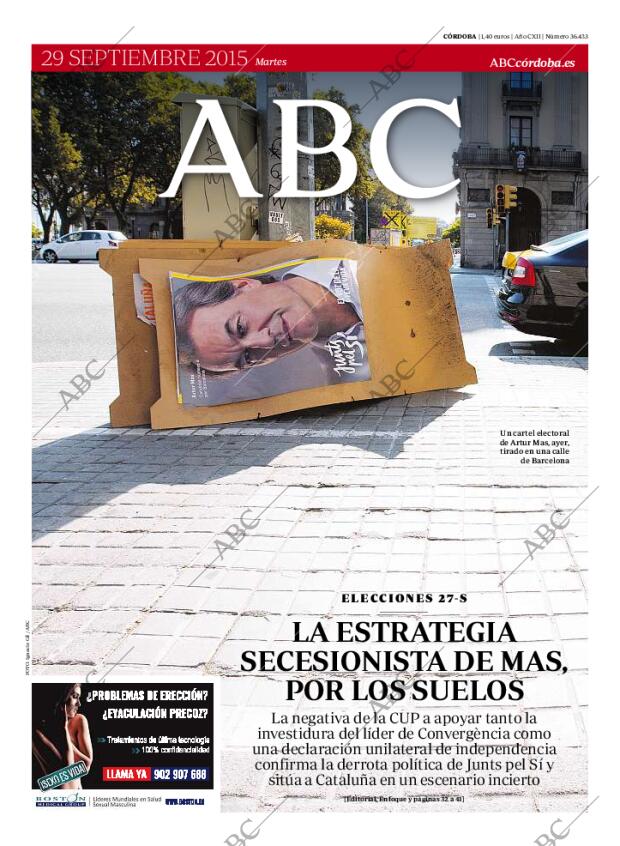 ABC CORDOBA 29-09-2015 página 1