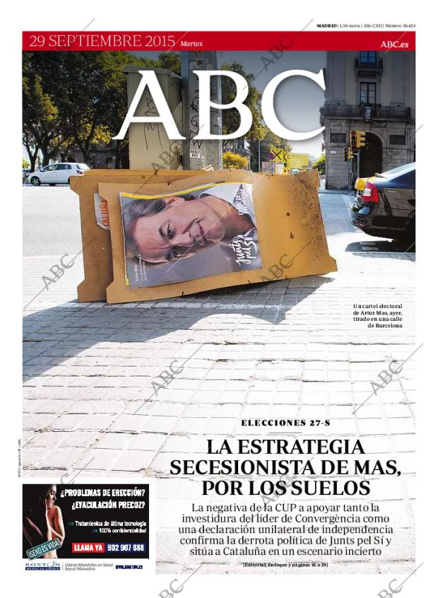 ABC MADRID 29-09-2015 página 1