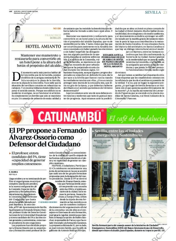 ABC SEVILLA 01-10-2015 página 23