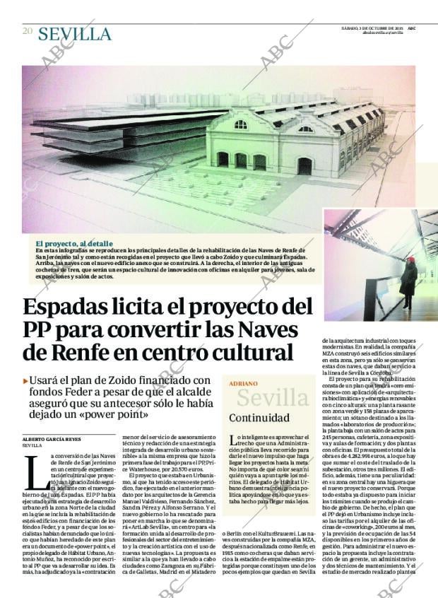 ABC SEVILLA 03-10-2015 página 20