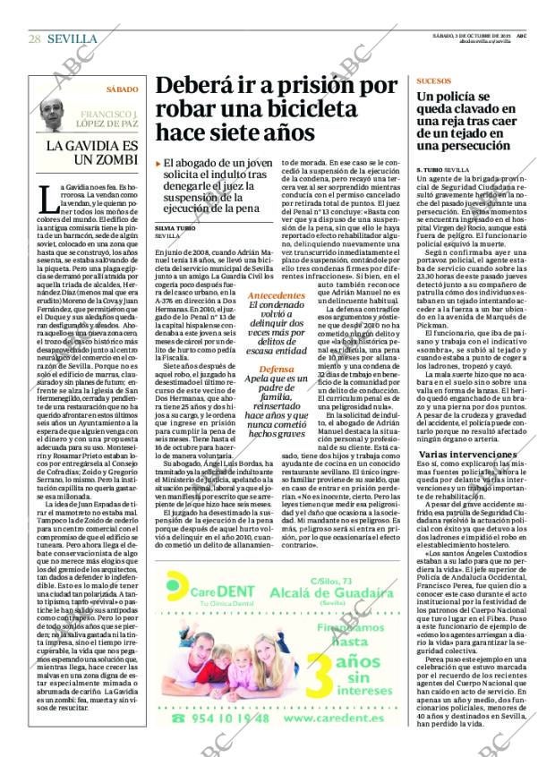 ABC SEVILLA 03-10-2015 página 28