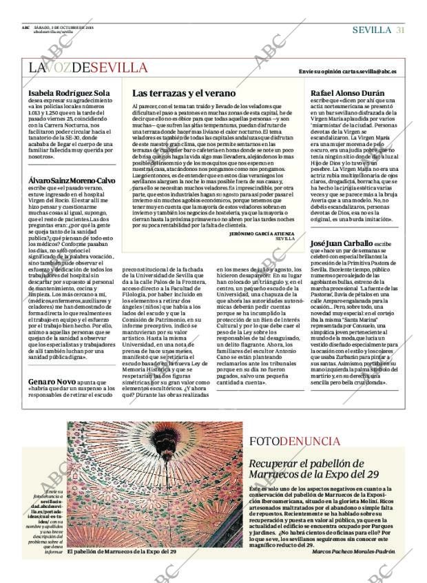 ABC SEVILLA 03-10-2015 página 31
