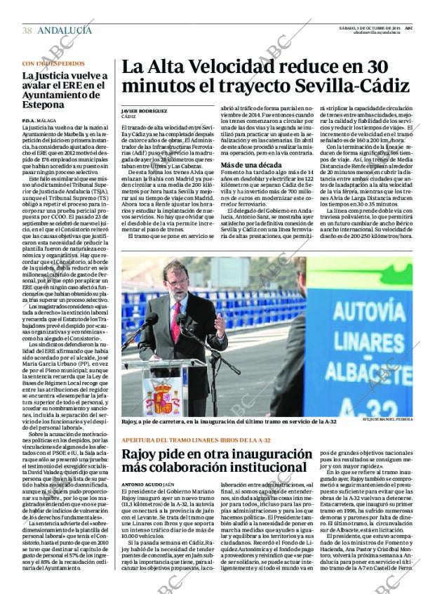 ABC SEVILLA 03-10-2015 página 38