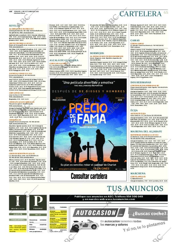 ABC SEVILLA 03-10-2015 página 65