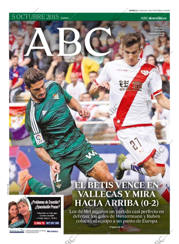 ABC SEVILLA 05-10-2015 página 1