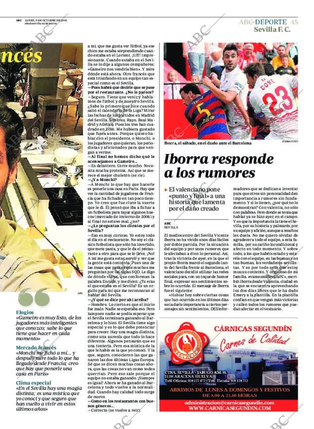 ABC SEVILLA 05-10-2015 página 45