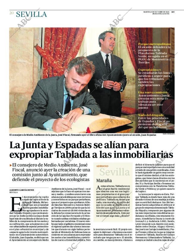 ABC SEVILLA 06-10-2015 página 20