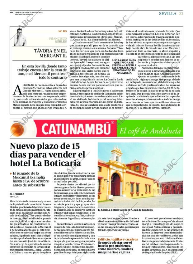 ABC SEVILLA 06-10-2015 página 23