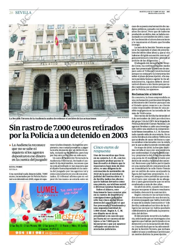 ABC SEVILLA 06-10-2015 página 28