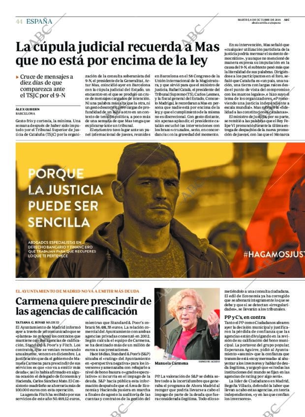 ABC SEVILLA 06-10-2015 página 44