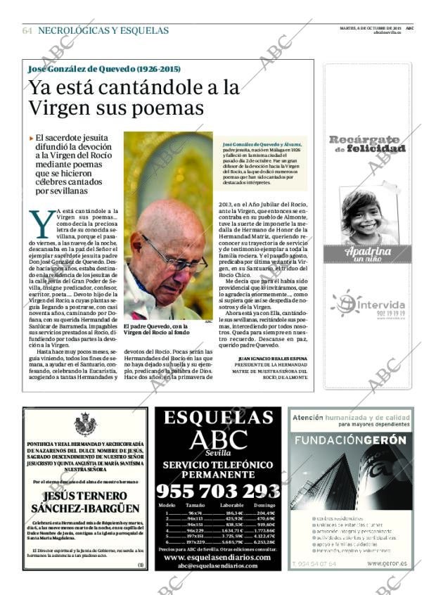 ABC SEVILLA 06-10-2015 página 64