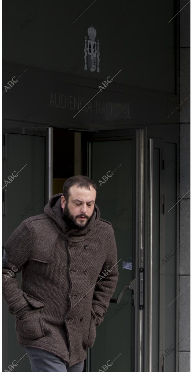 Guillermo Zapata, concejal de Ahora Madrid en el Ayuntamiento de Madrid, declara...