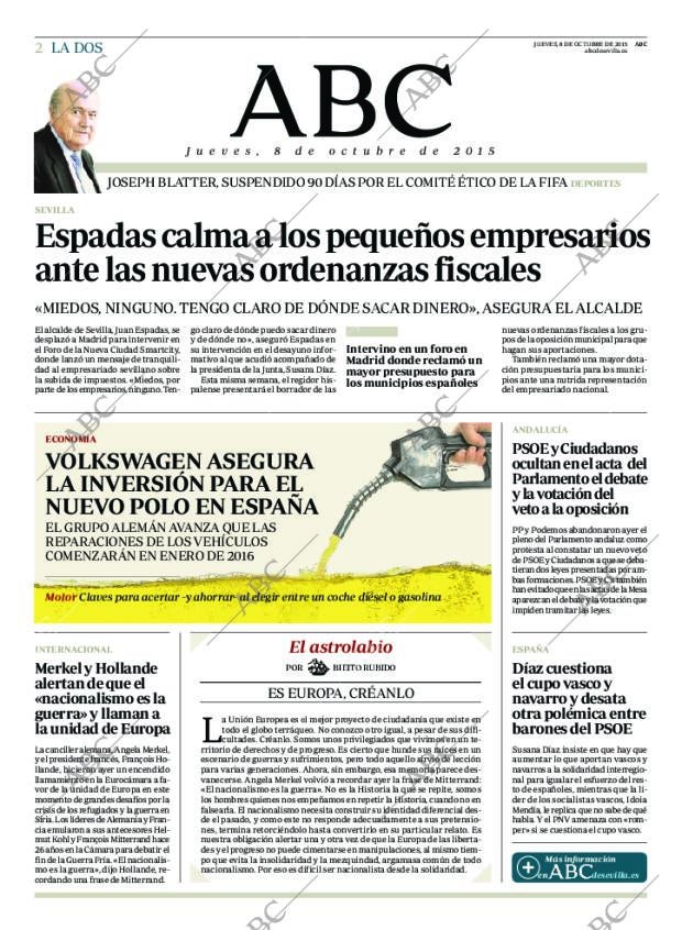 ABC SEVILLA 08-10-2015 página 2