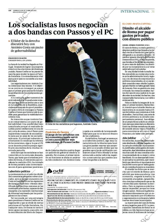 ABC MADRID 09-10-2015 página 31