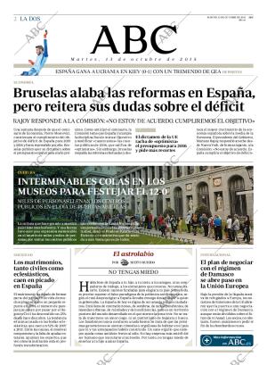 ABC MADRID 13-10-2015 página 2