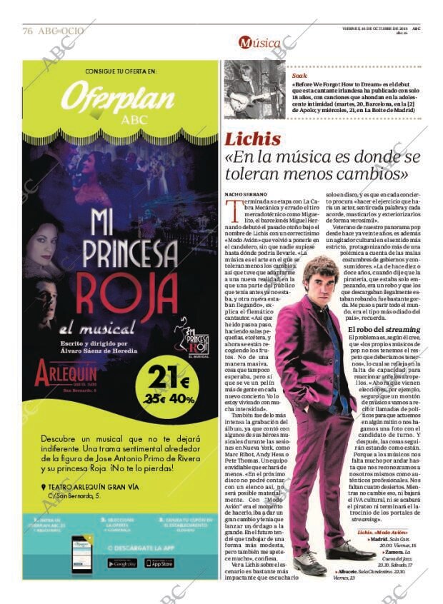 ABC MADRID 16-10-2015 página 76